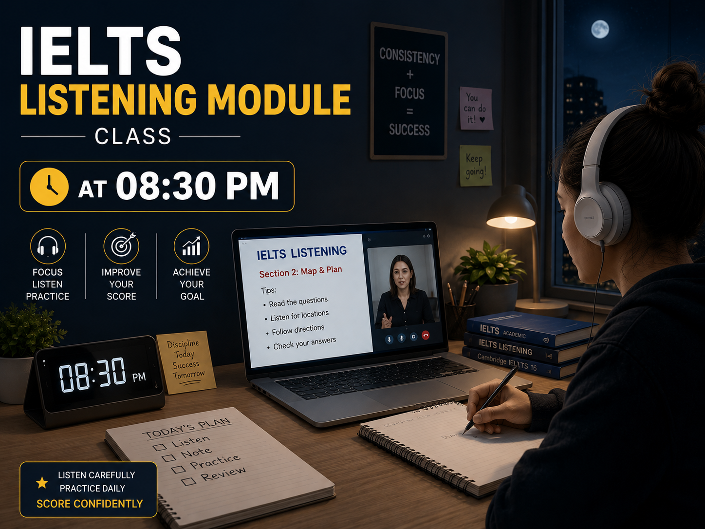 IELTS Listening Full Course June26 8:30PM