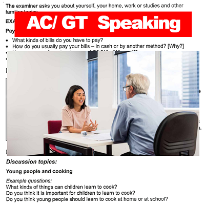 IELTS SPEAKING Module full course