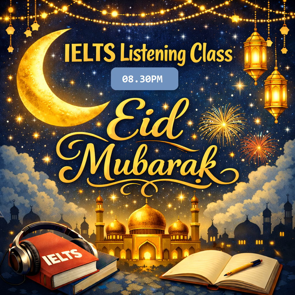IELTS Listening Class Mar26 08:30PM